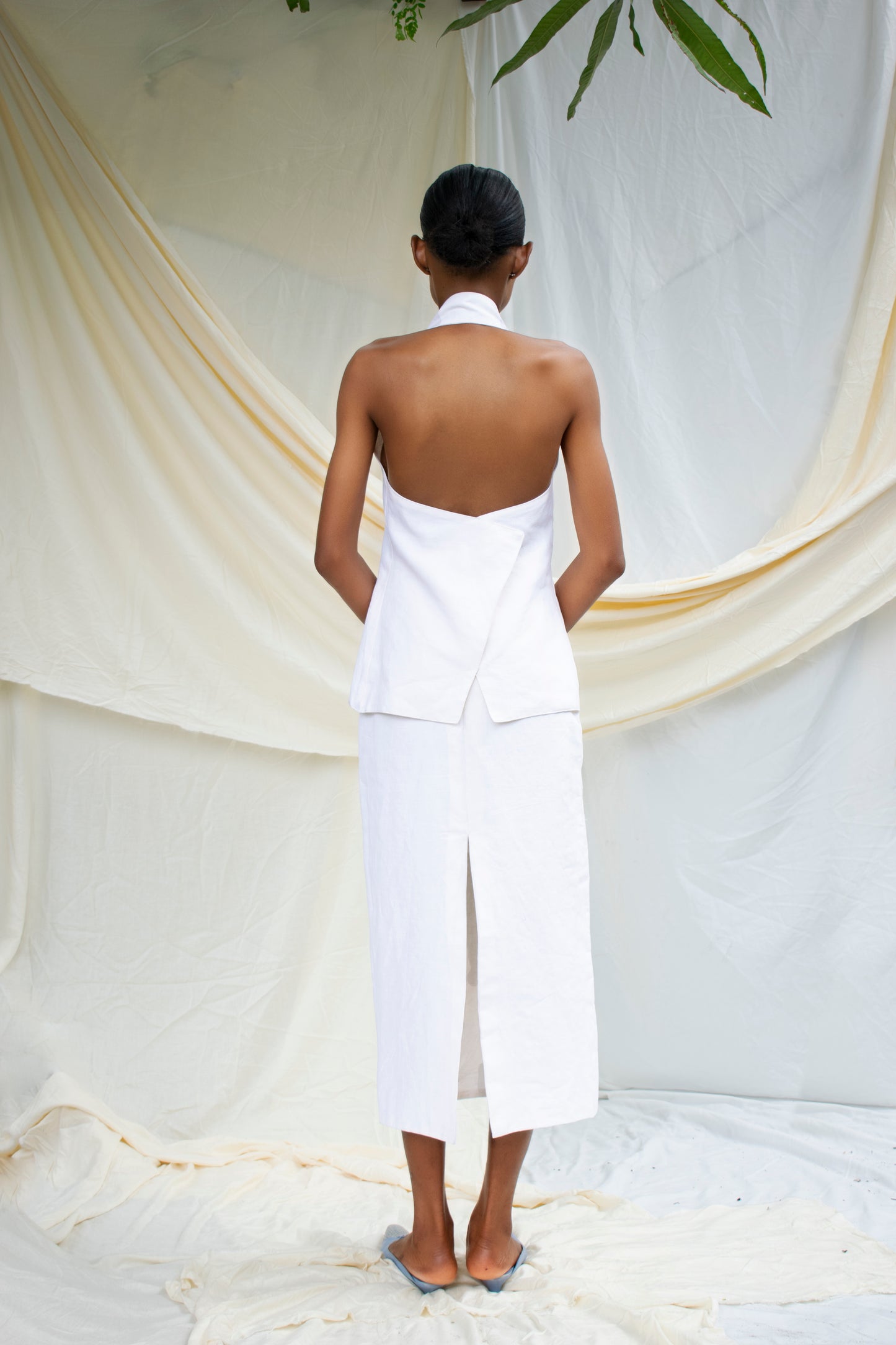 Halter Cross Back Top