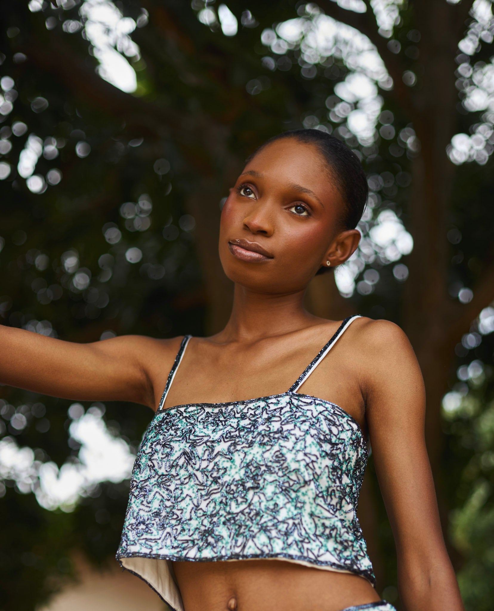 Coco Beaded Crop Top