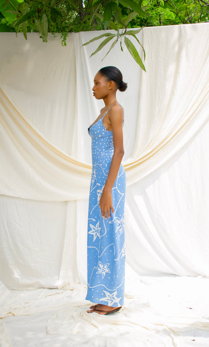 Keyhole Print Dress