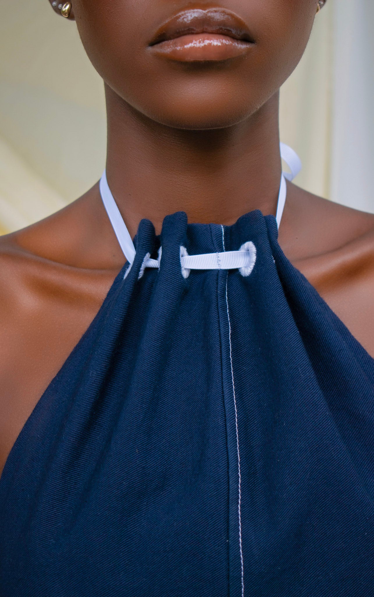 Embroidered Eyelet Detail Top