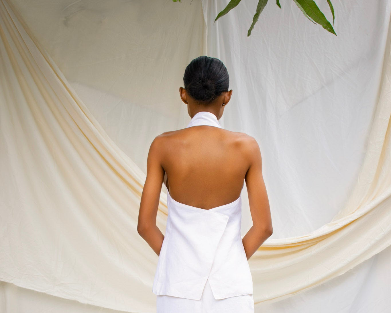 Halter Cross Back Top