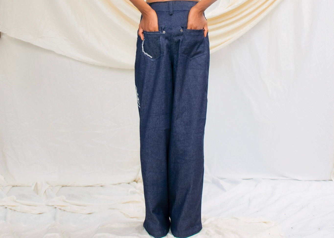 Beaded Cocoa Jeans