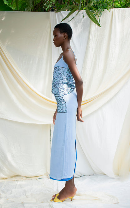 Beaded Pocket Detail Skirt