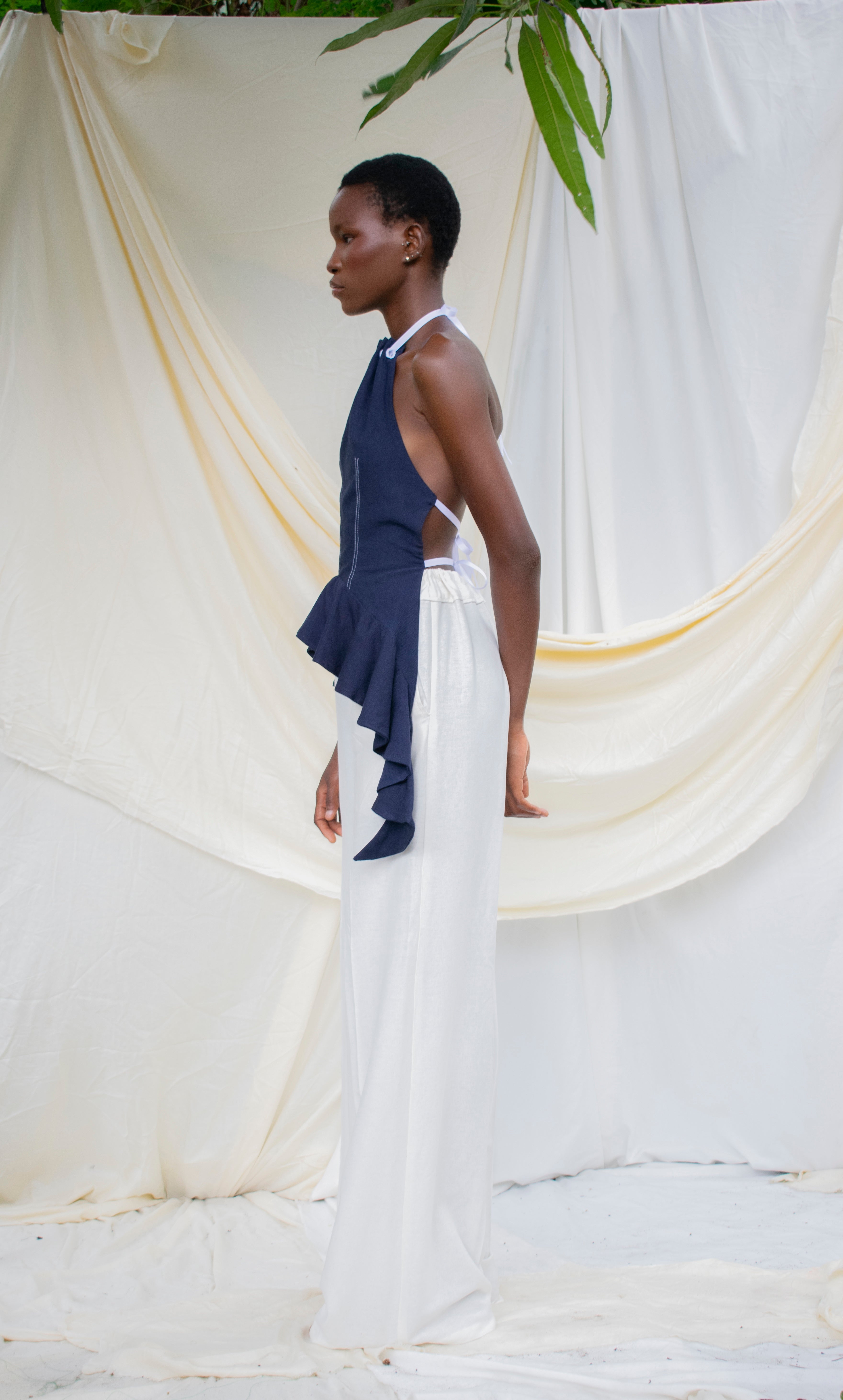 Embroidered Eyelet Detail Top