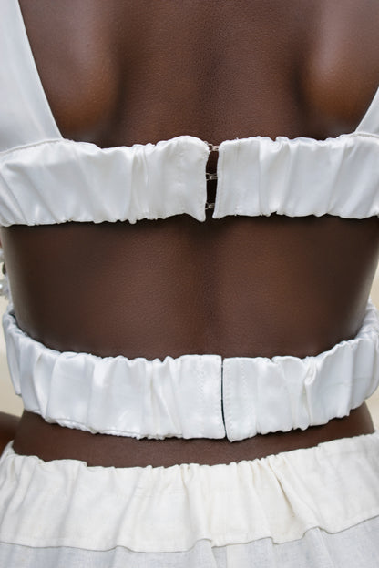 Hand Beaded Strap Detail Top