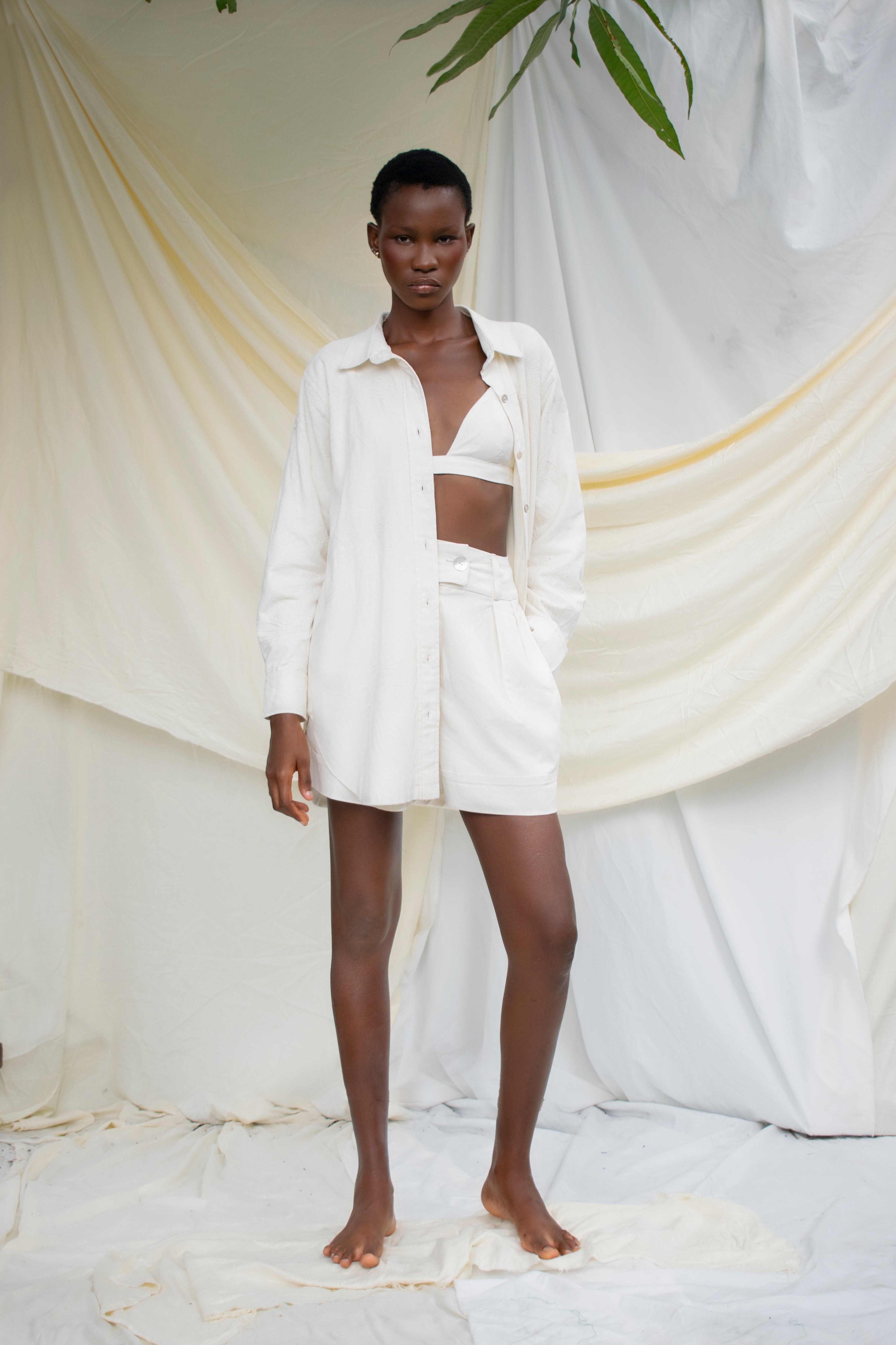 Linen Embroidered Shirt