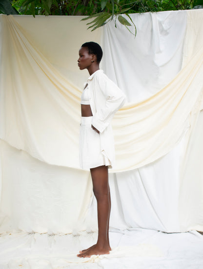 Linen Embroidered Shirt