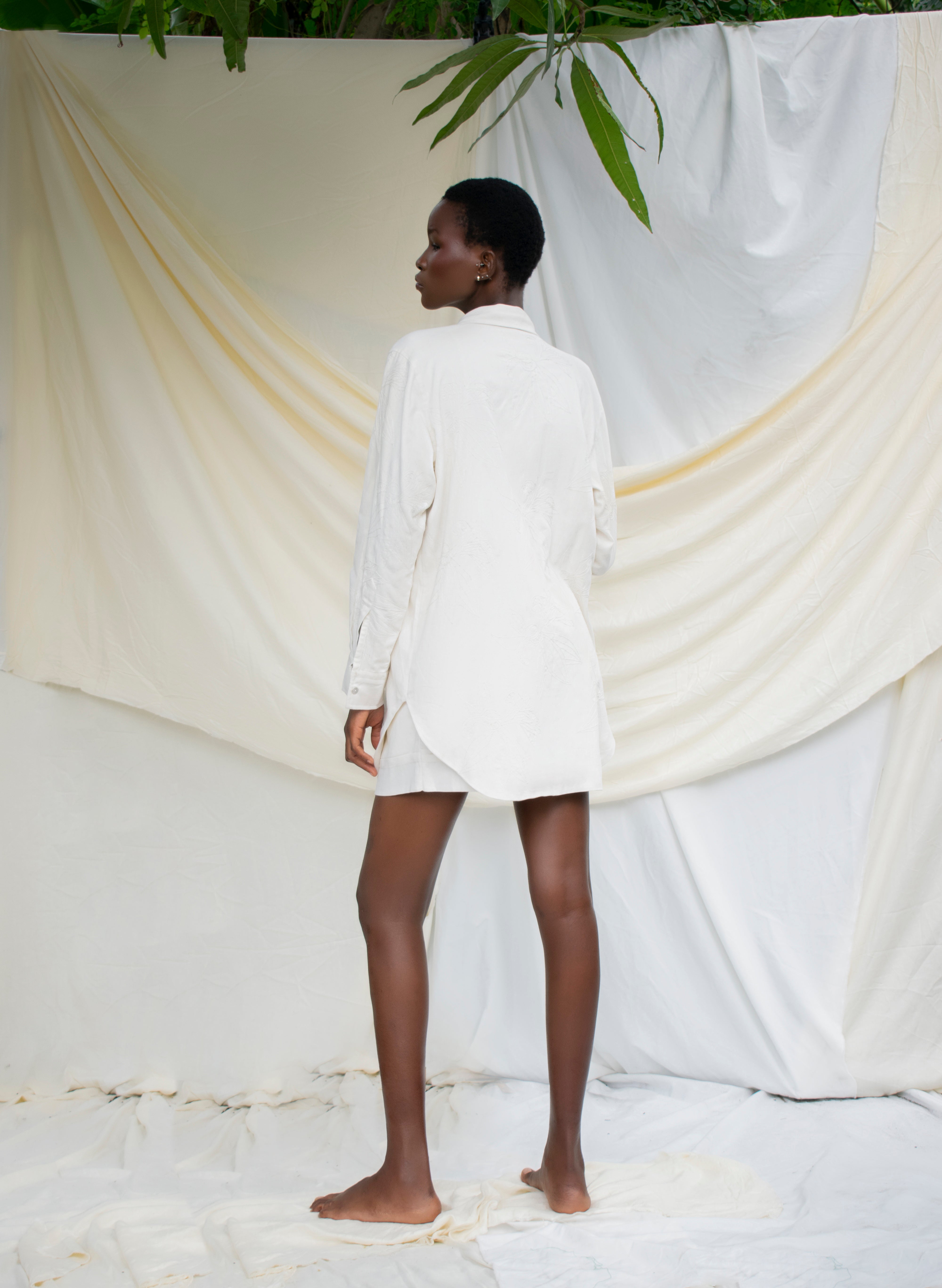 Linen Embroidered Shirt