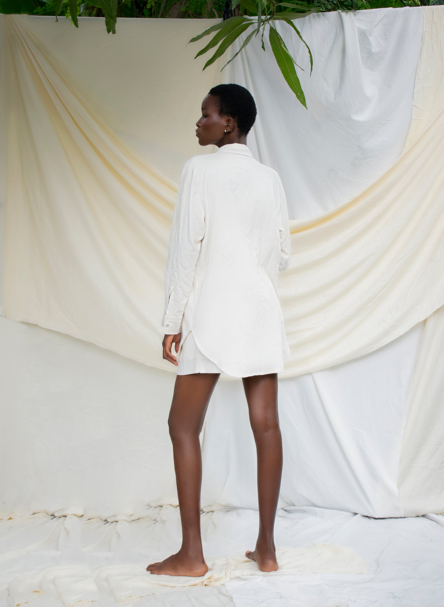 Linen Embroidered Shirt