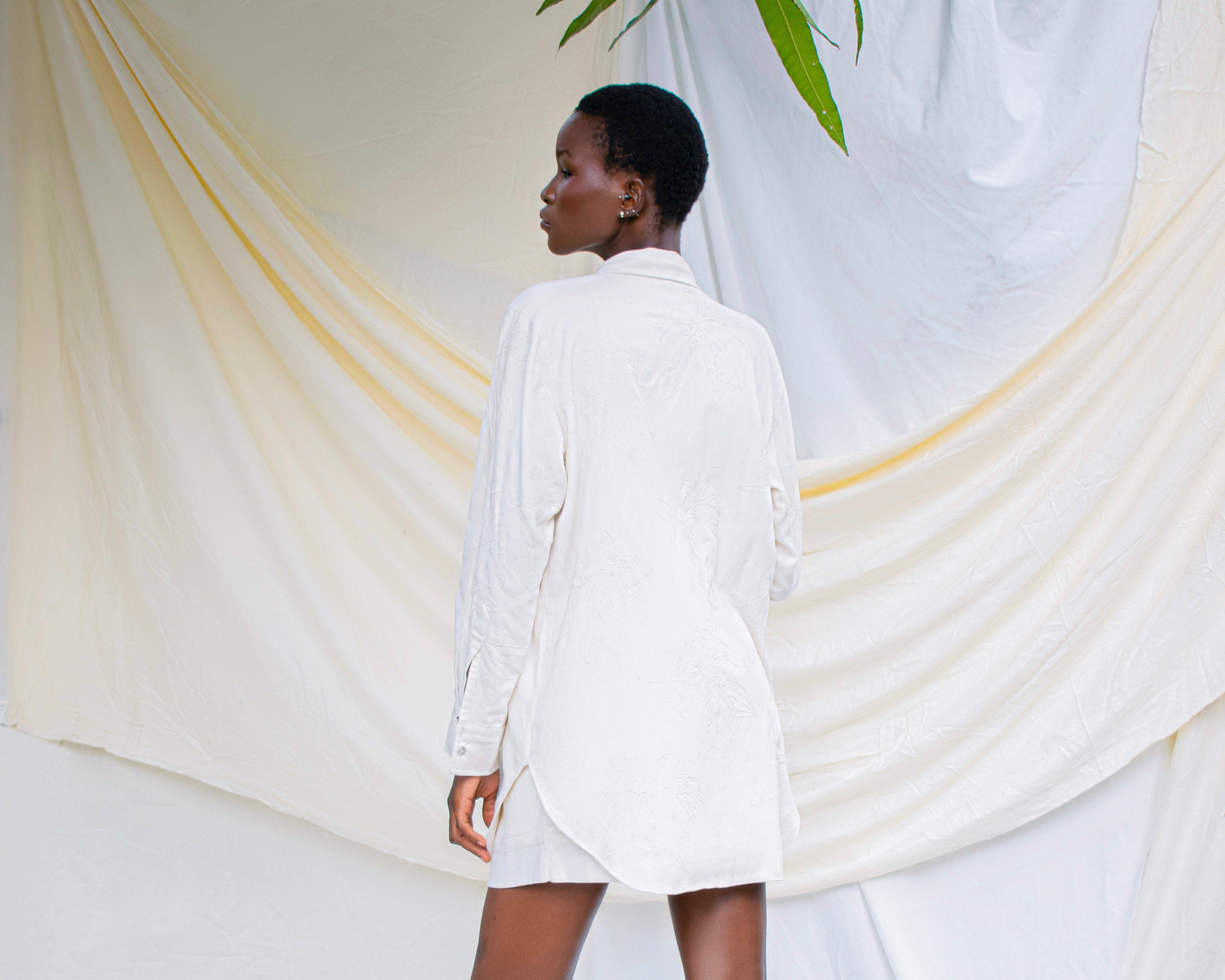 Linen Embroidered Shirt