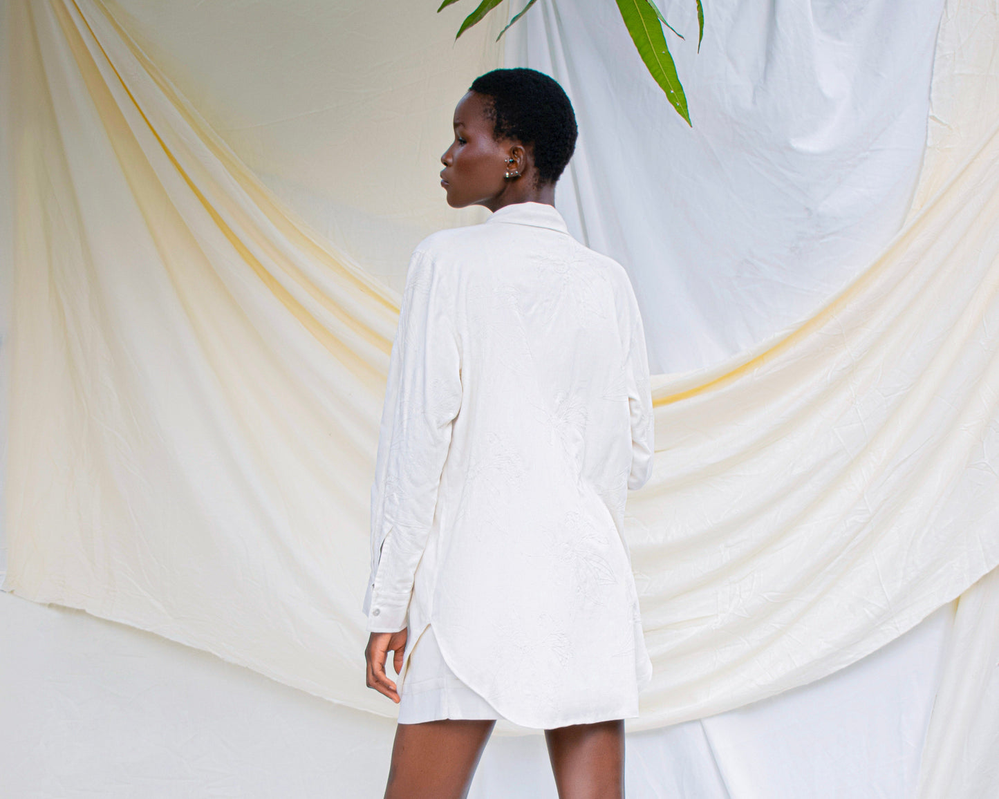 Linen Embroidered Shirt