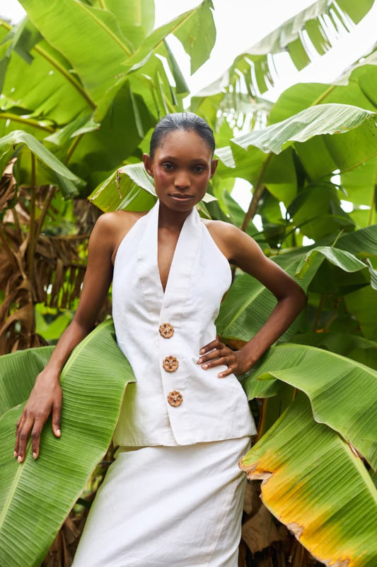 Halter Cross Back Top